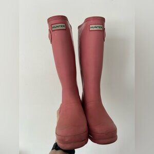 Hunter Boots Girls 6 Light Pink